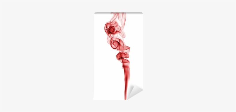 Abstract Red Smoke Isolated On White Background Wall - Smoke And Odor Eliminator Fragrance Oil 4 Oz Bottle, transparent png download
