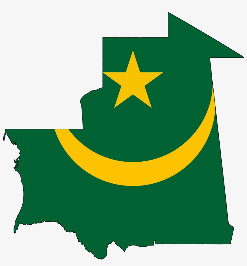 Nebeski Bacje - Carte De La Mauritanie, transparent png download