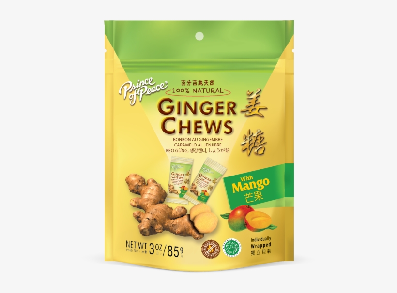 Ginger Chews With Mango - Ginger Chews Prince Of Peace, transparent png download