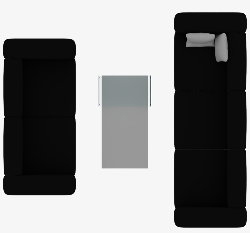 Visit - Black Sofa Top View Png, transparent png download