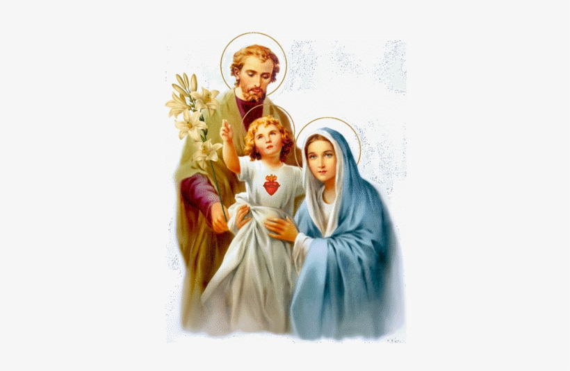 Qua Natus Est Jesus, Qui Vocatur Christus - Sagrada Familia Jesus Jose Y Maria, transparent png download