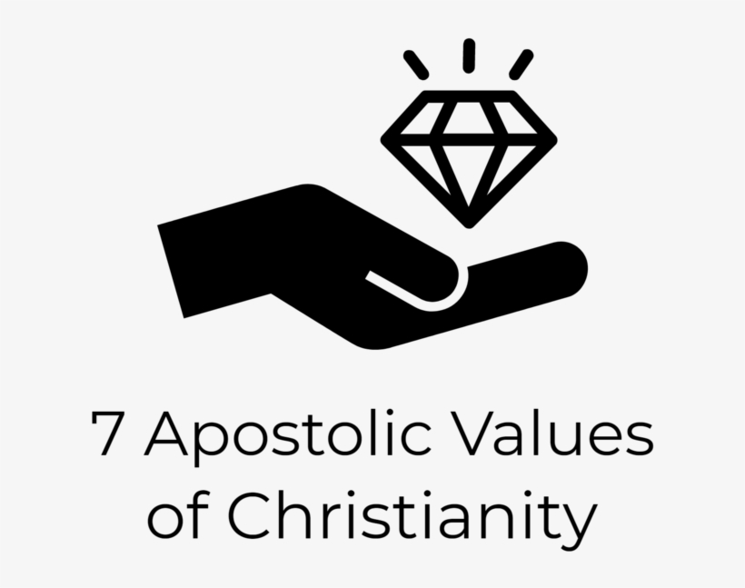 7 Apostolic Values Logo Black - Number, transparent png download