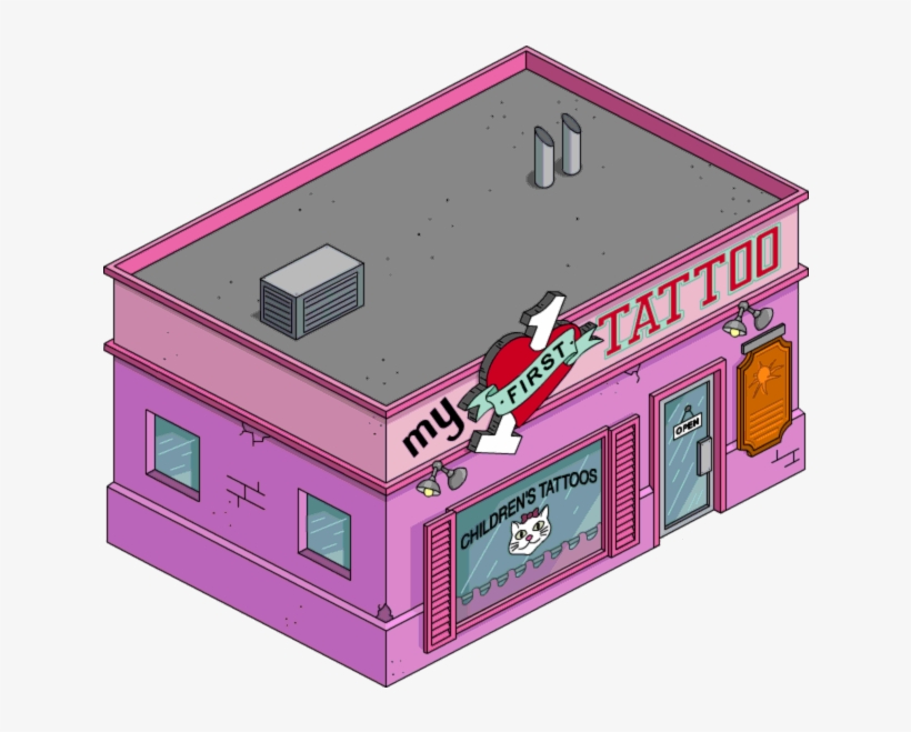 Tapped Out My First Tattoo - Simpsons Milhouse Van Houten Movie, transparent png download