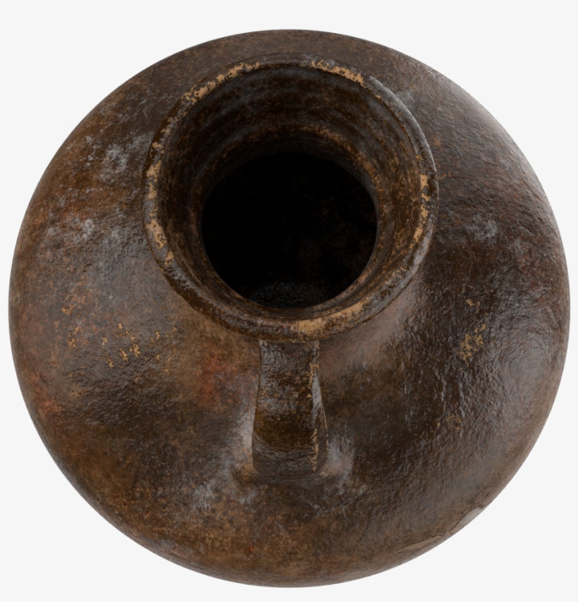 Ceramic Wine Jug Top Png Image - Artifact, transparent png download