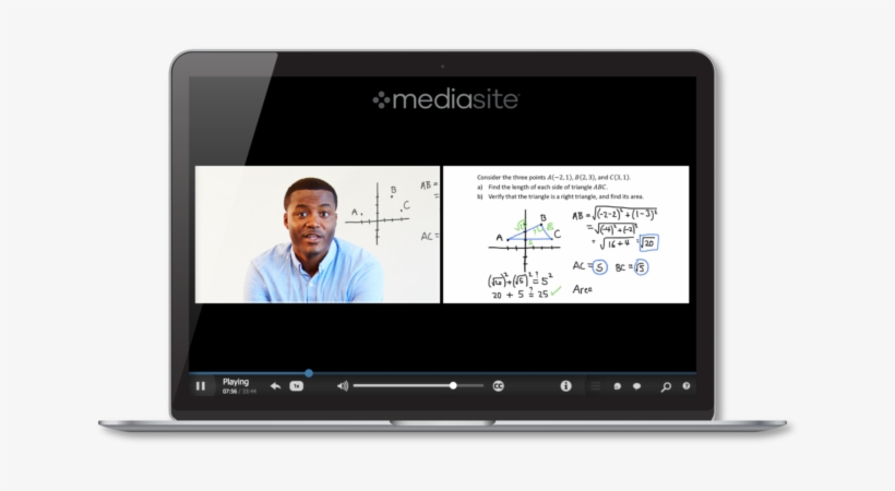 Screen 2017 Apple Laptop Catch Math Teacher - Mediasite Recorder, transparent png download