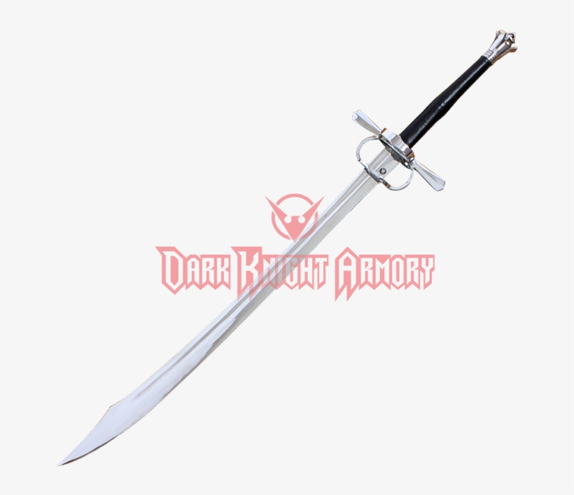 Ring Hilt Swiss Saber With Scabbard - Brule La Gomme Pas Ton Ame, transparent png download