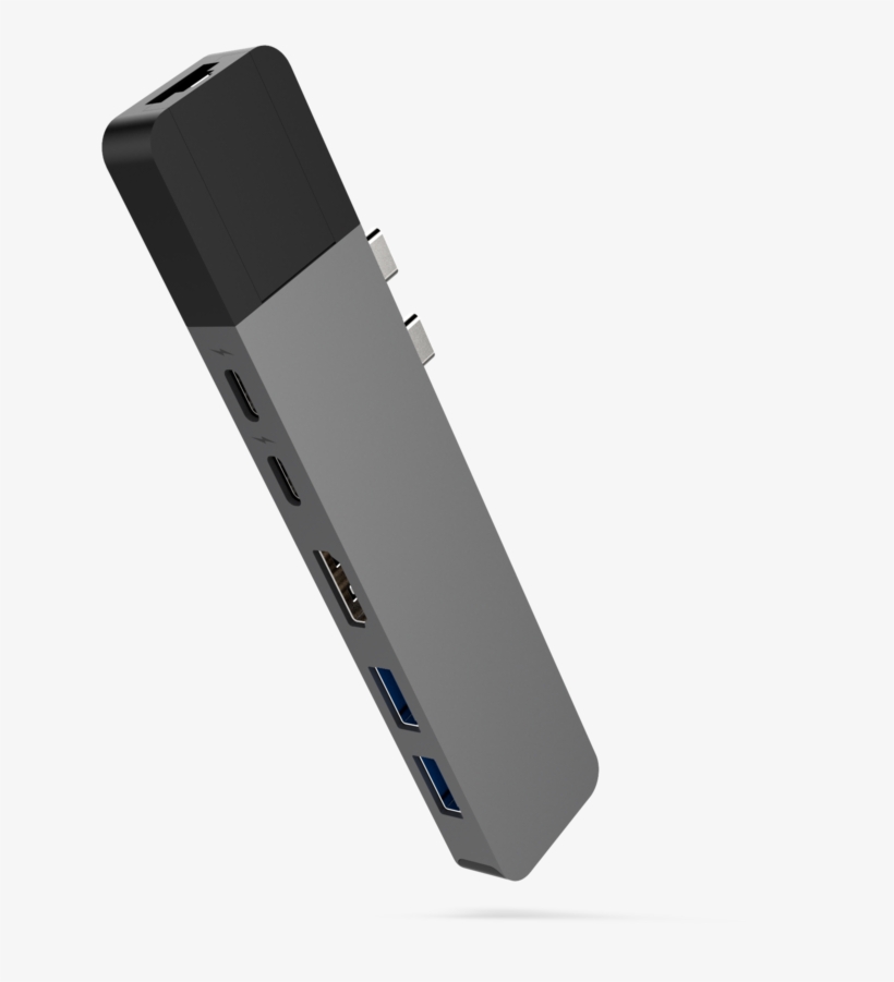 Hyperdrive Net 6 In 2 Hub For Usb C Macbook Pro 13" - Hyper Drive Net 6 In 2, transparent png download