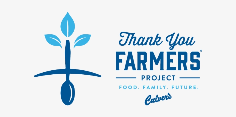 Thank You Farmer Project Logo Zip File (3 - Culvers Welcome To Delicious, transparent png download