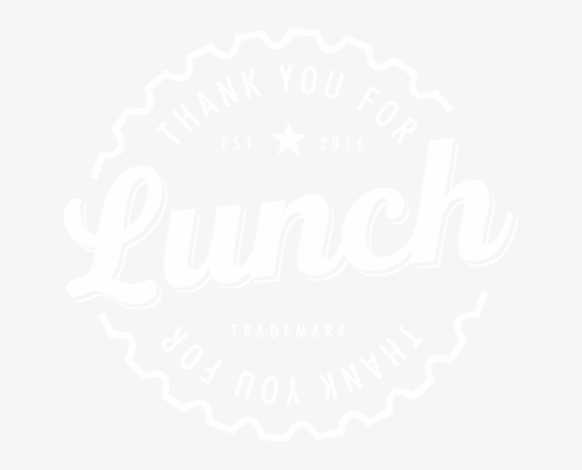 Logo - Thank You For Lunch, transparent png download