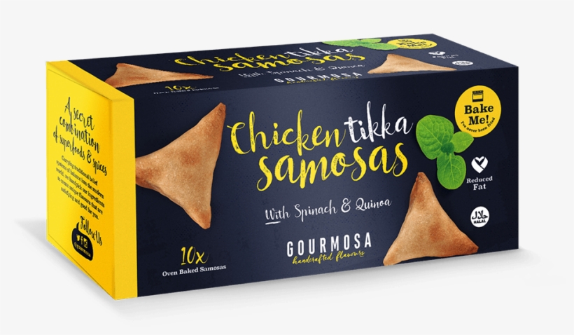 Chicken Tikka Samosas Featured 2 Min - Gourmosa Masala Paneer Samosa Pie With Kidney Beans, transparent png download
