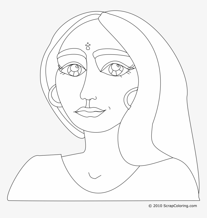 Young Indian Woman Png - Indian Woman, transparent png download