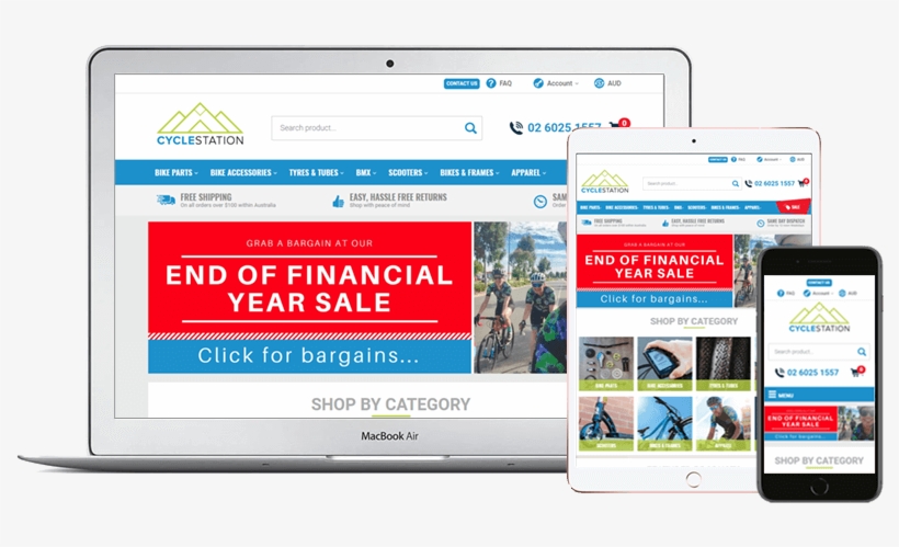 Ecommerce Website Design Example - Design, transparent png download