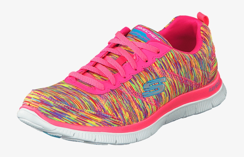 Skechers 12453 Pkmt 53370-01 Womens Synthetic Rubber - Skechers Women's Flex Appeal - Whirl Wind Pink 9.0, transparent png download
