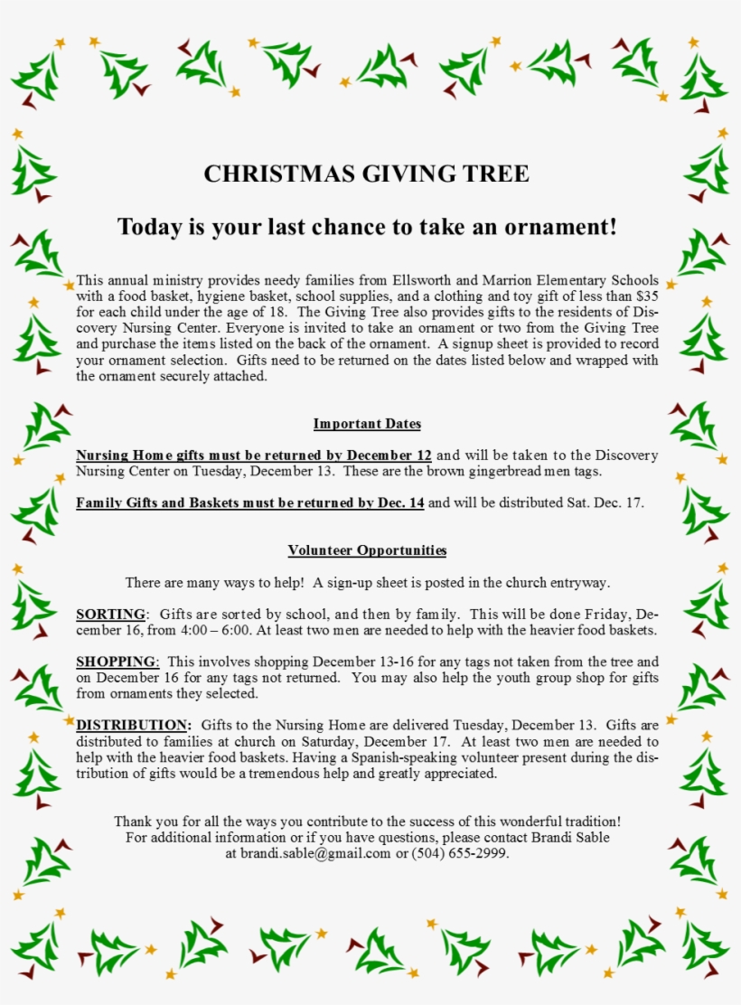 Giving-tree - Santa Claus, transparent png download