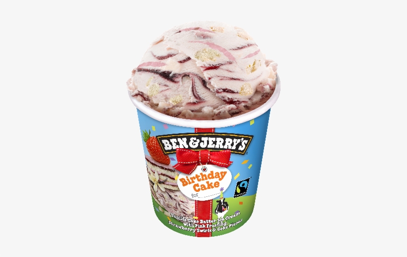 Birthday Cake Pint - Ben & Jerry's Ben And Jerry's Phish Food Ice Cream, transparent png download