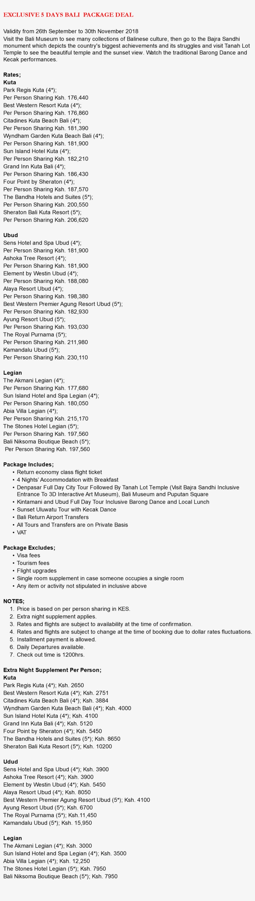 Exclusive 5 Days Bali Package Deal Validity From 26th - Bajra Sandhi Monument, transparent png download