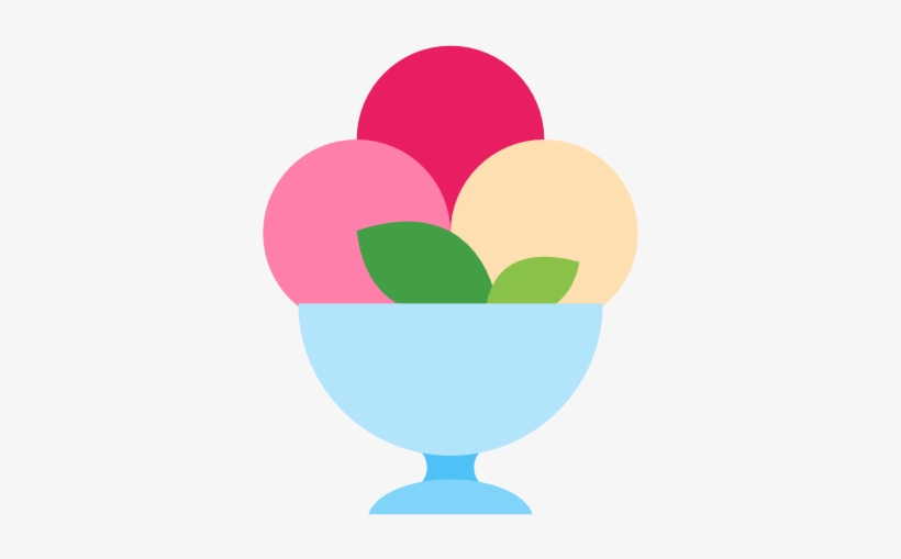 Ice Cream Bowl Icon - Gelato Icona, transparent png download