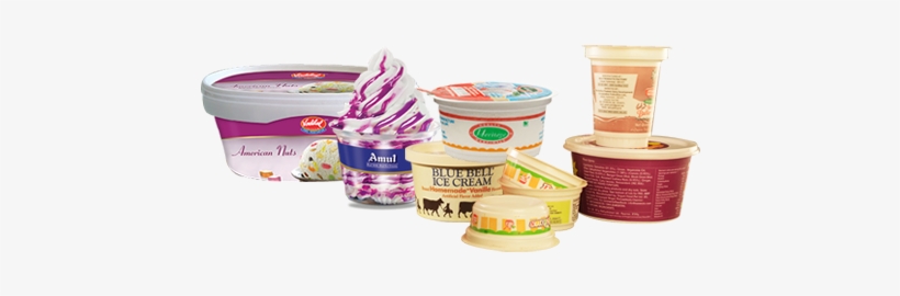 Icecream Bowls & Containers - Ice Cream, transparent png download