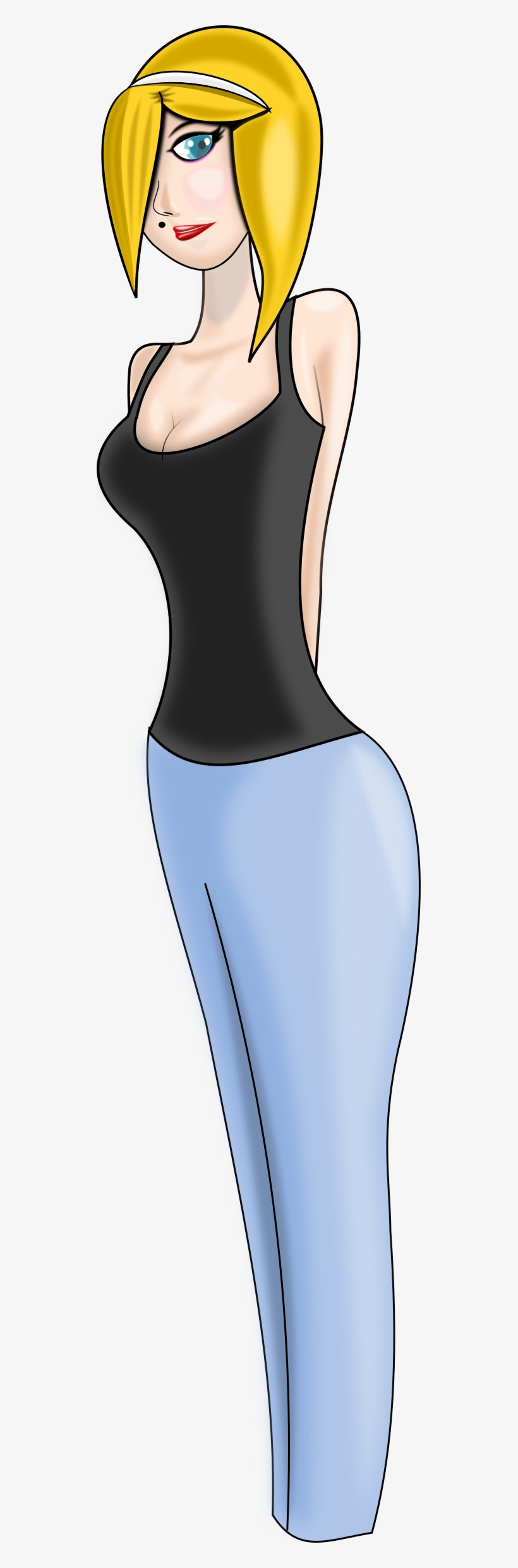 This Free Icons Png Design Of Blond Girl, transparent png download