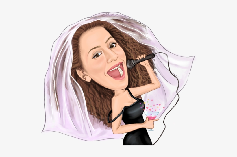 Banner Library Bride Drawing Portrait - Drawing, transparent png download