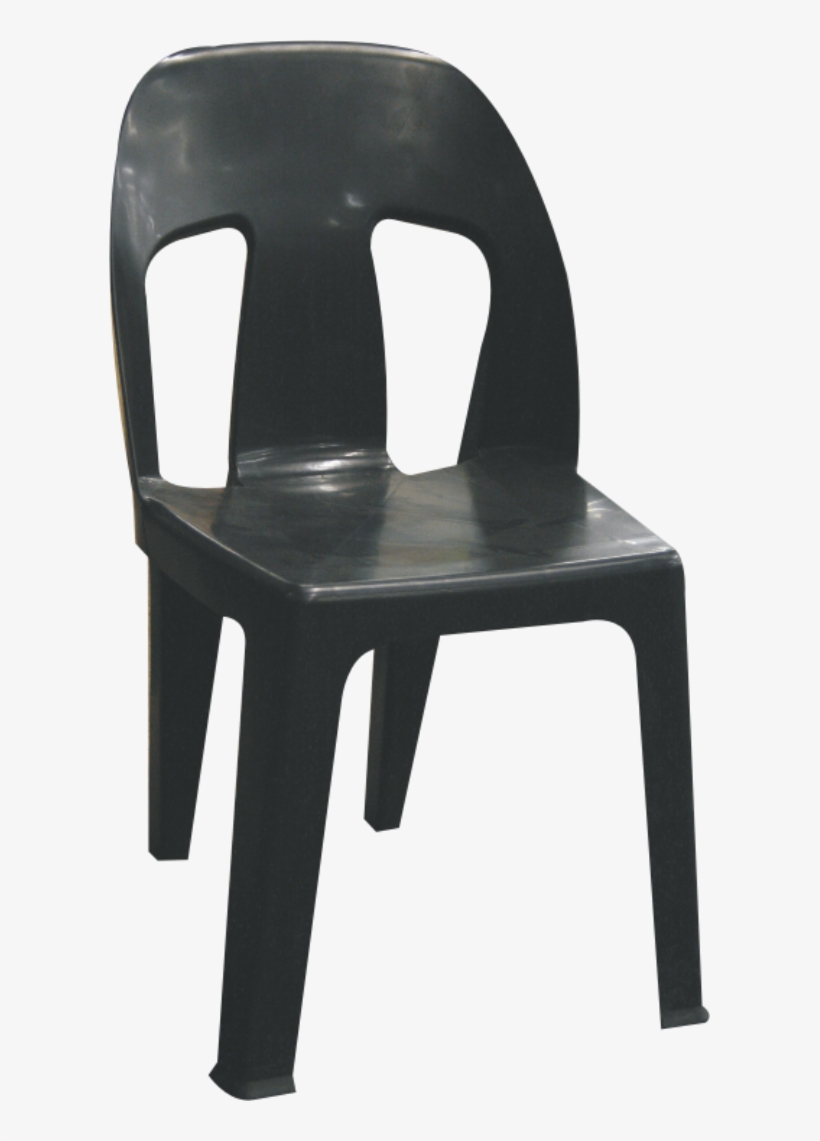 2 Hole Plastic Chair - Plastic, transparent png download