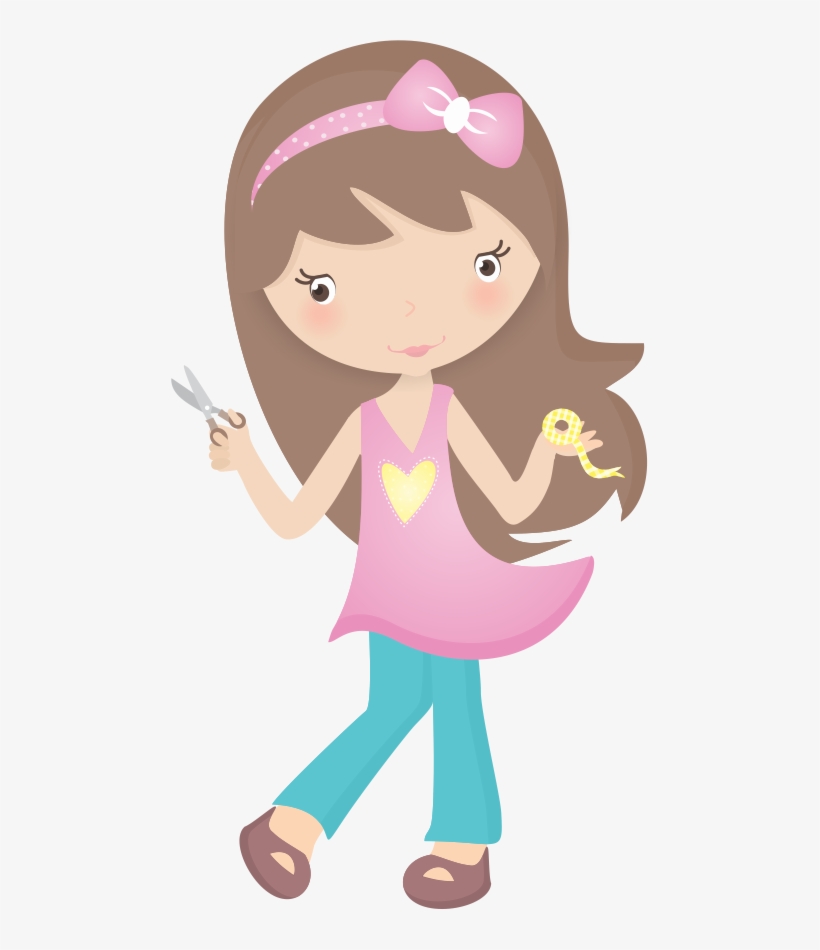 Bot Es Costuras E Etc Risco De - Boneca Costureira Png, transparent png download