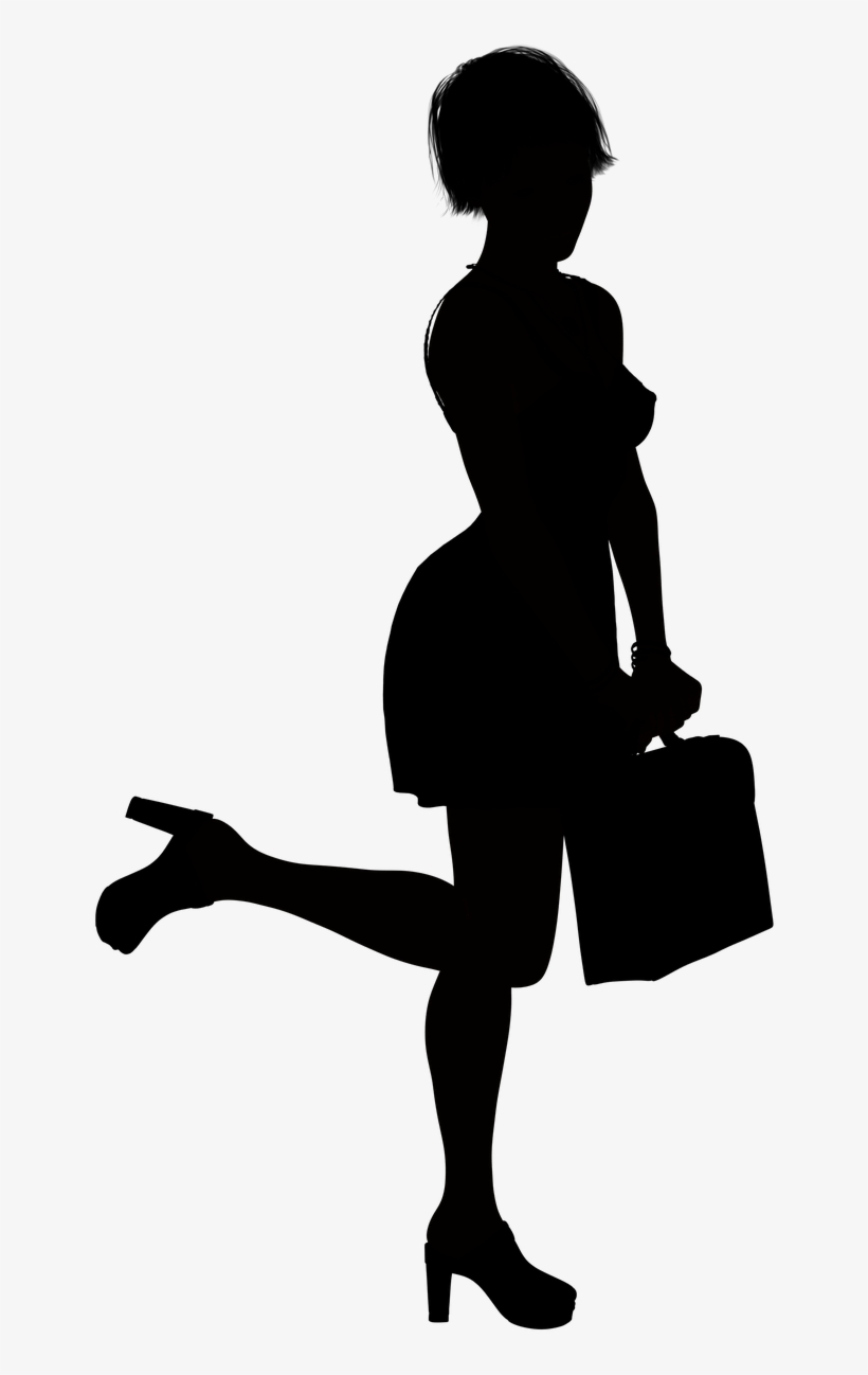 Secretary Silhouette, transparent png download