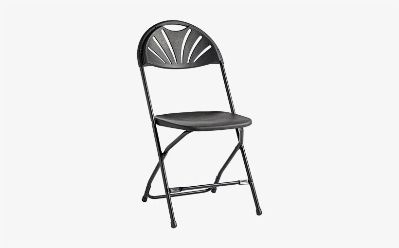 2000 Series Injection Mold Fanback Plastic Folding - Fan Back Folding Chair - Pack Of 8, transparent png download