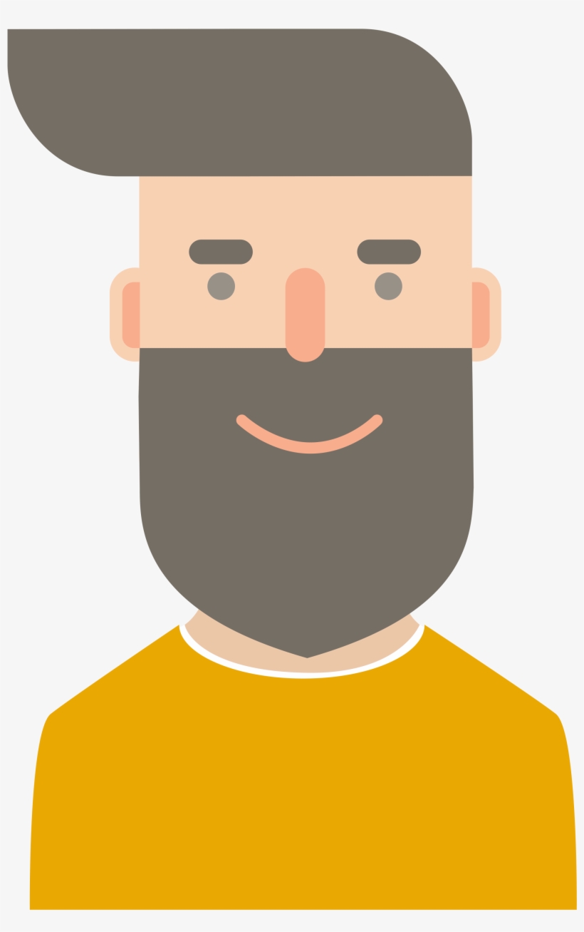 A Bearded Guy Graphic - University Of Iowa Hospitals And Clinics, transparent png download