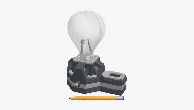 Light Bulb And Pencil Holder - Cable Car, transparent png download