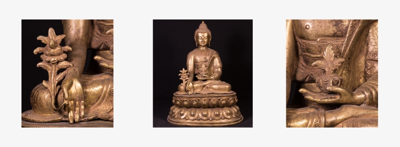 Medicine Buddha Statue - Buddhism, transparent png download