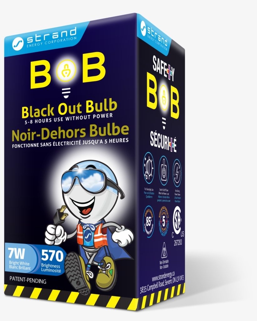 Black Out Bulb - Incandescent Light Bulb, transparent png download