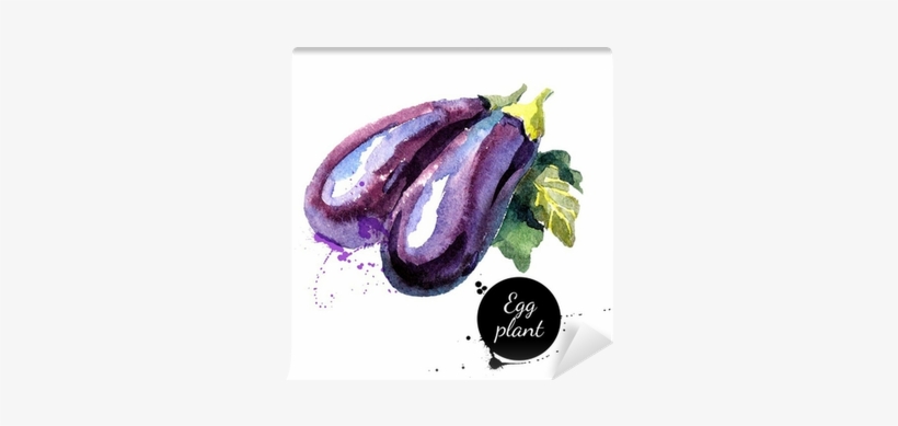 Hand Drawn Watercolor Painting On White Background - Water Color Of Vegetables, transparent png download