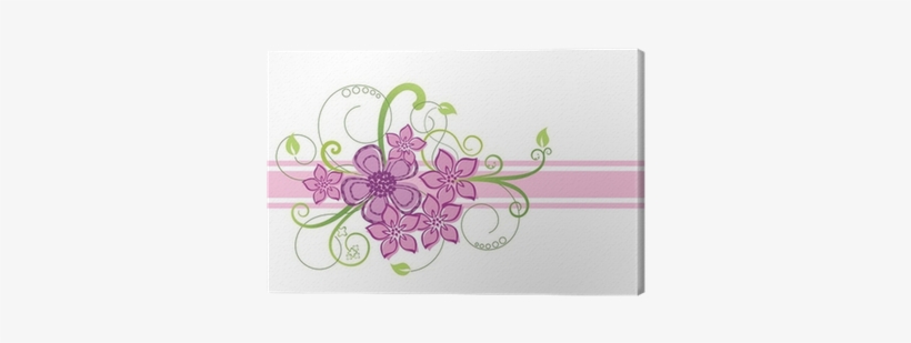 Floral Border Design, transparent png download