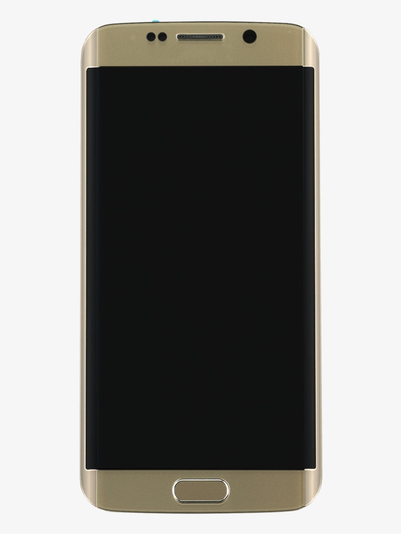 Galaxy S6 Edge Lcd Glass Replacement G925a Frame Gold - Png Mobile Frame Hd, transparent png download