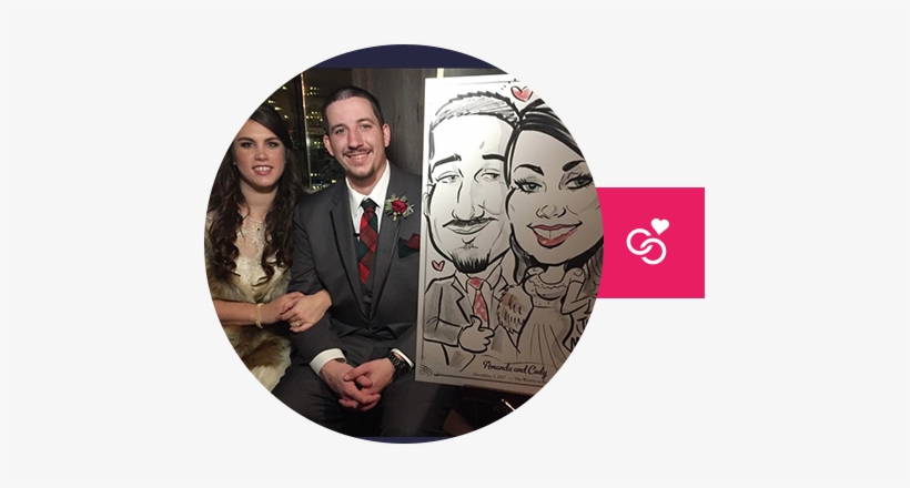 Classic Caricatures At A Wedding Reception - Epiphany, transparent png download