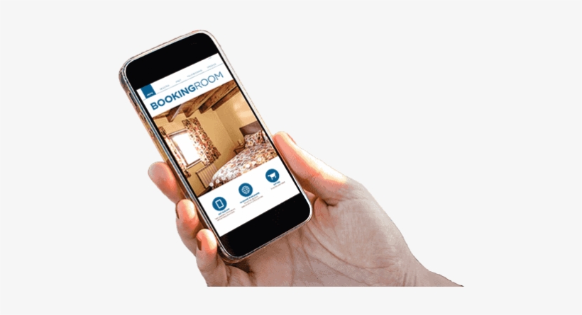 Hand With Mobile - Mobile App, transparent png download