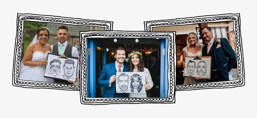 Dazzle Your Guests With Live Caricature Drawing As - Picture Frame, transparent png download
