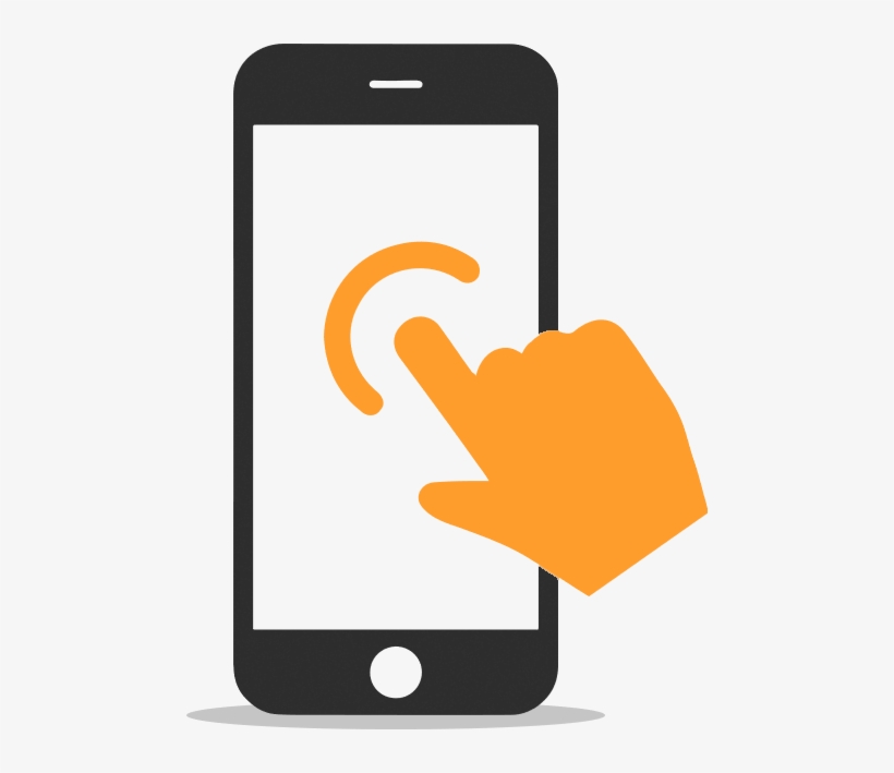 Hand Mobile - Smartphone, transparent png download