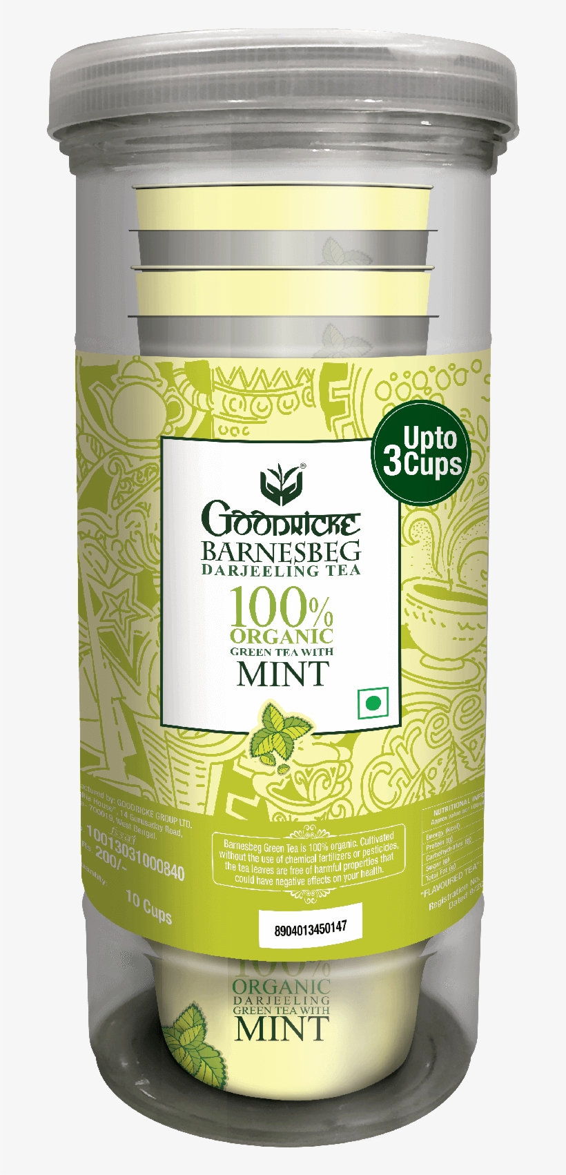 Barnesbeg Tea-mint Cup - Tea, transparent png download