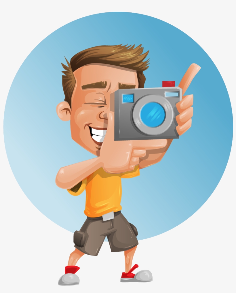Men Clipart Photographer - Photographer Clipart, transparent png download