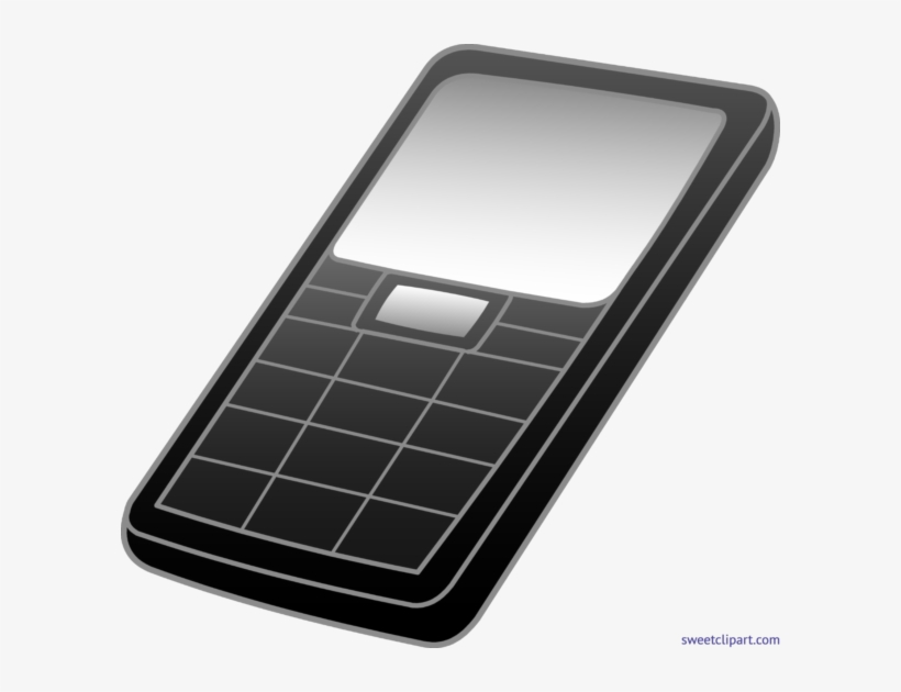 Graphic Royalty Free Stock Sweet Clip Art Page Of Cute - Cell Phone Clipart Gray, transparent png download