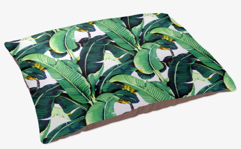 palm leaf dog bed