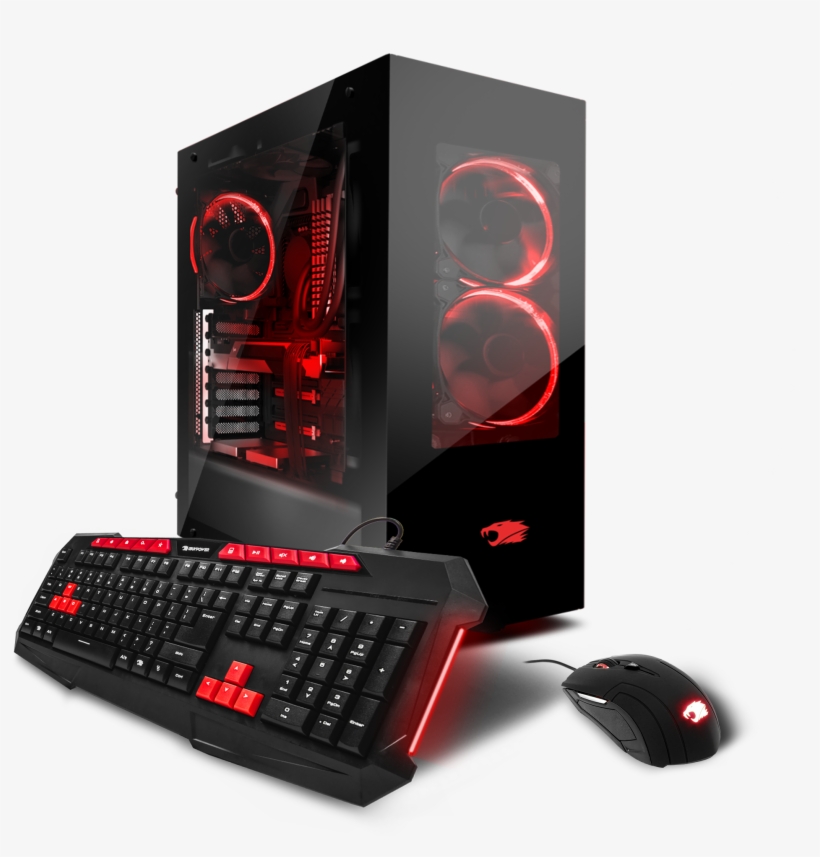 Ibuypower Black Gamer Power Wa550b Desktop Pc With - Ibuypower - Desktop - Intel Core I7-7700k - 8gb Memory, transparent png download
