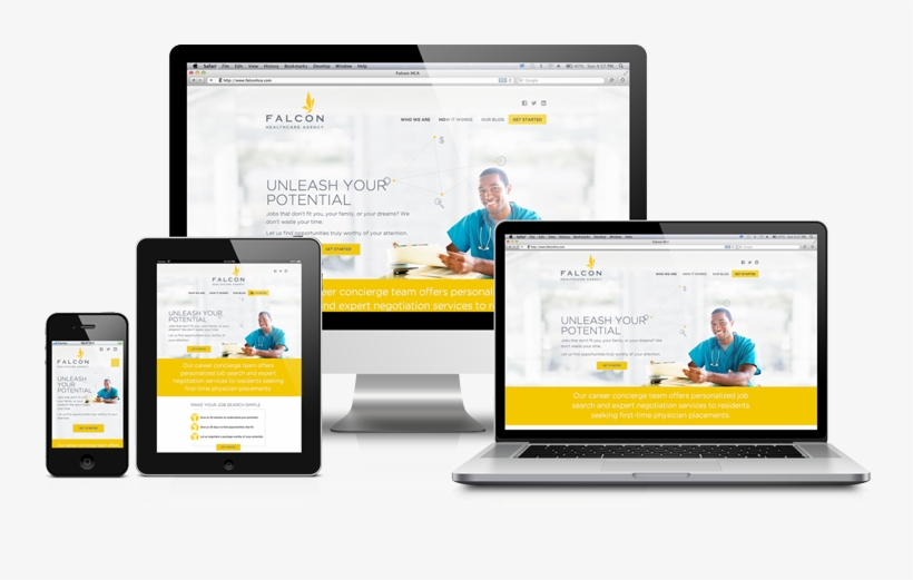 Web - Website Responsive Images Png, transparent png download