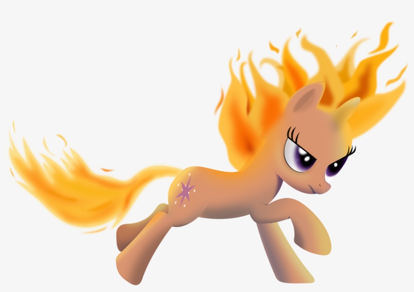 Twilight Sparkle Rainbow Dash Yellow Mammal Cartoon - My Little Pony Fire Twilight, transparent png download