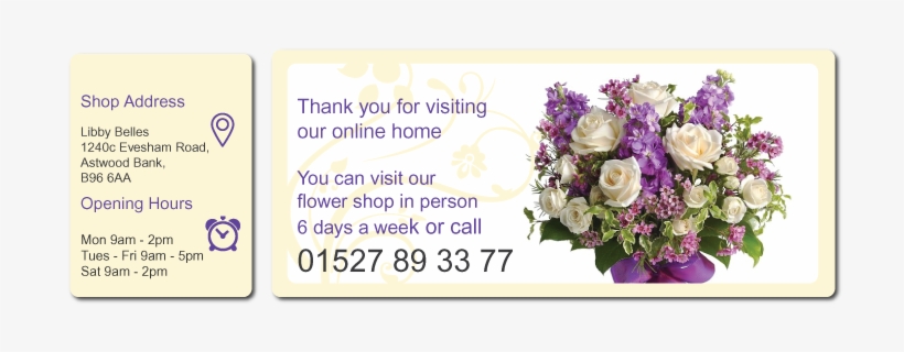 Welcome To Libby Belles Florist In Astwood Bank, Our - Bouquet, transparent png download