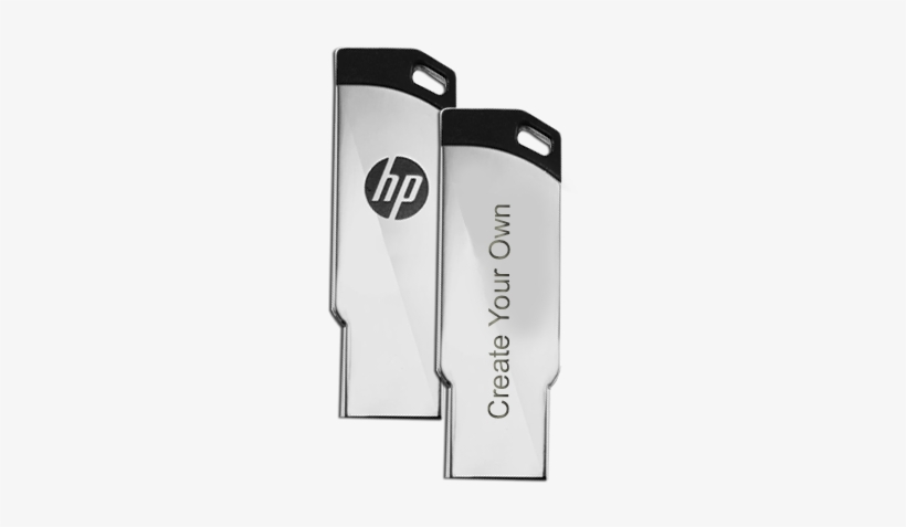 Create Your Own Hp Metal Pen Drives - Hp Pen Drive 16gb, transparent png download