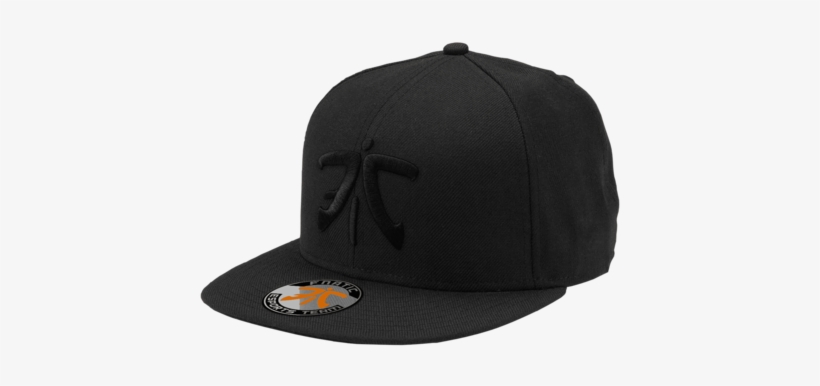 Fnatic Flat Brim Cap, Black Logo, Black, transparent png download