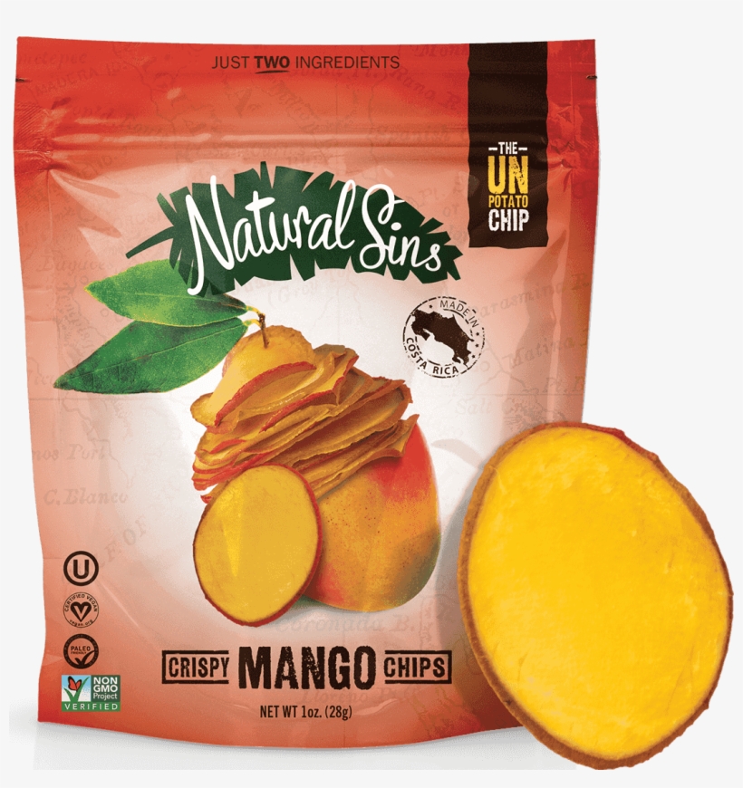 Natural Sins Crispy Chips Mango Flavor Baked Dried - Natural Sins Mango Chips, transparent png download